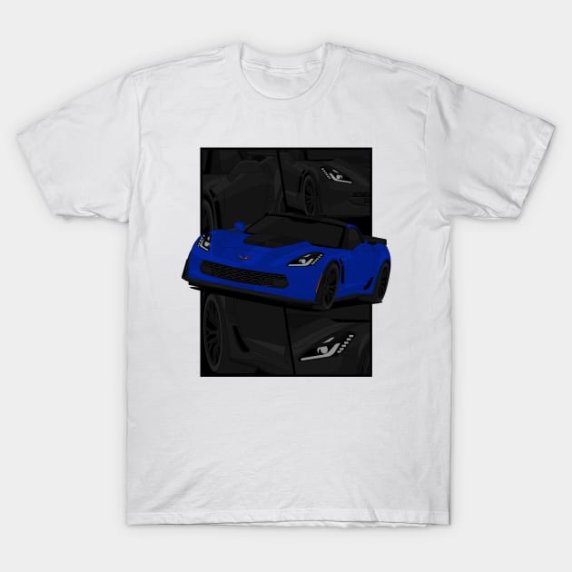 Z06 LAKE-BLUE T-Shirt by VENZ0LIC